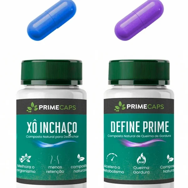 Kit Emagrecimento - Xô Inchaço + Define Prime